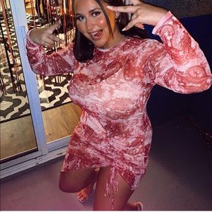 Misguided Sheer Dragon Dress Slip ✨🐉